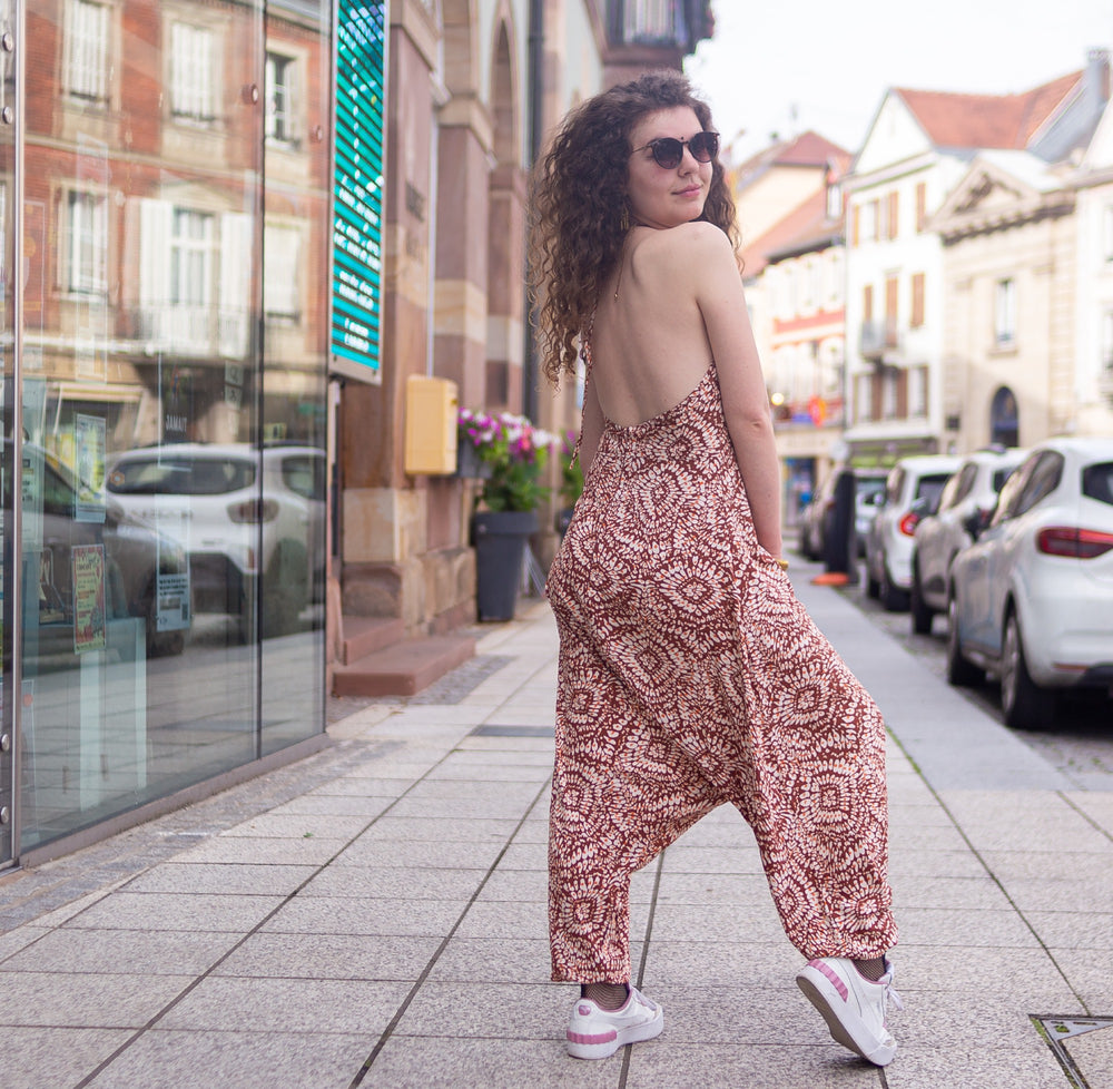 combinaison saroual baggy boho chic