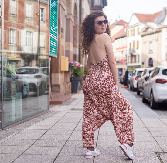 combinaison saroual baggy boho chic