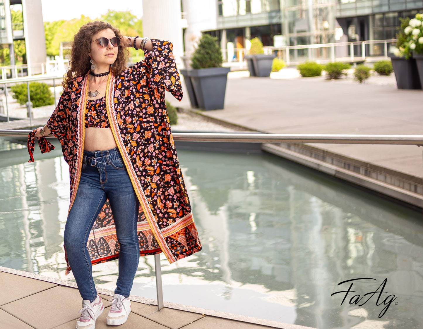 kimono ensemble bohemien chic