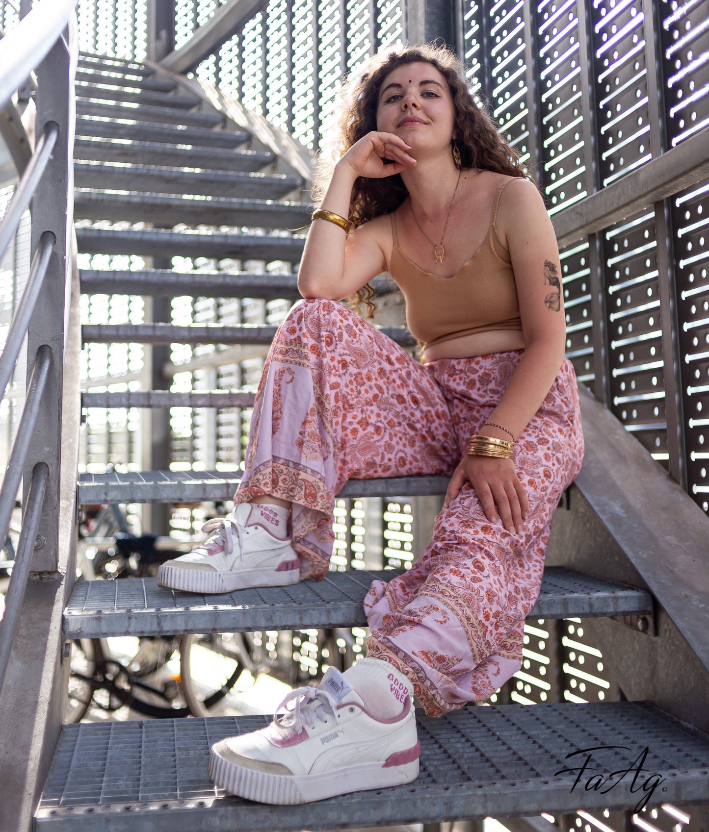 pantalon baggy large