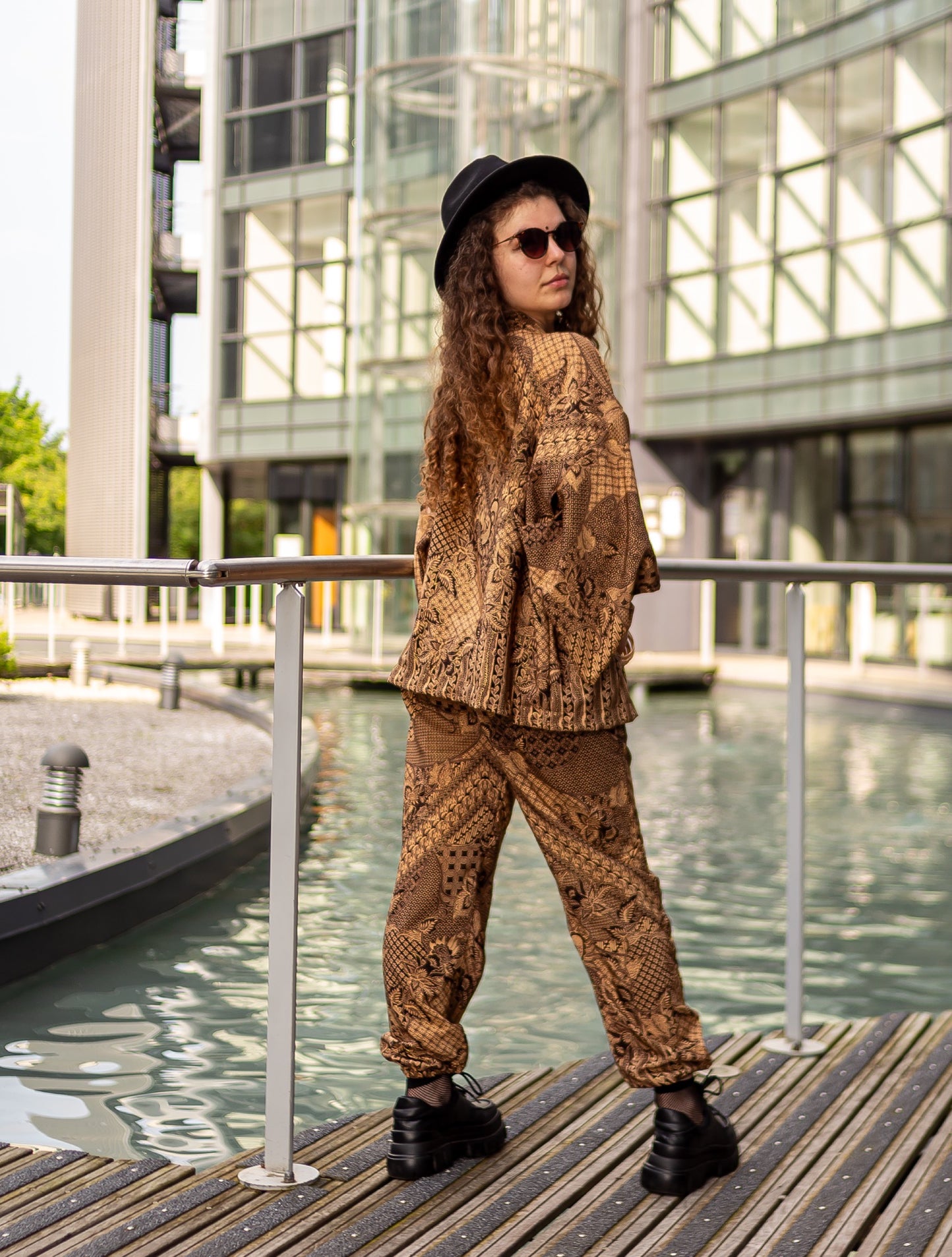 pantalon kimono bohemian vintage