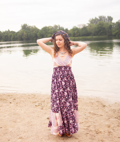 robe style bohemienne noire chic