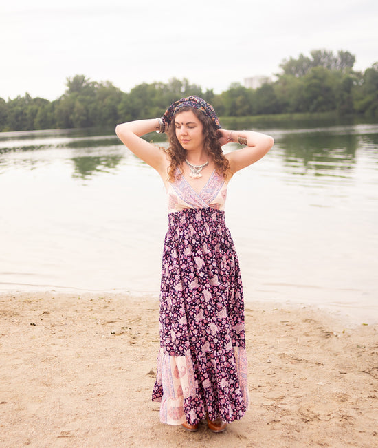 robe style bohemienne noire chic