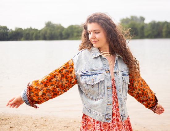 veste en jeans vintage